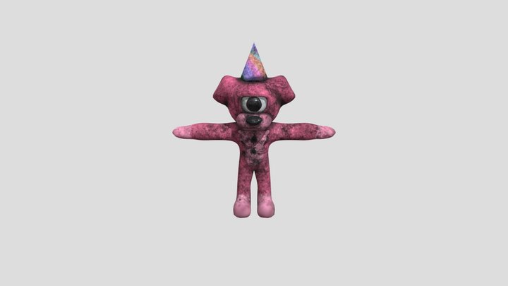 GonGon retextured 3D Model
