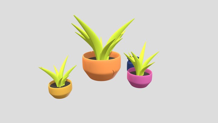 Plant Pot 3D Model