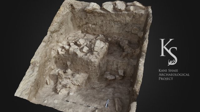 Excavation Area B - Roof Collapse 3D Model