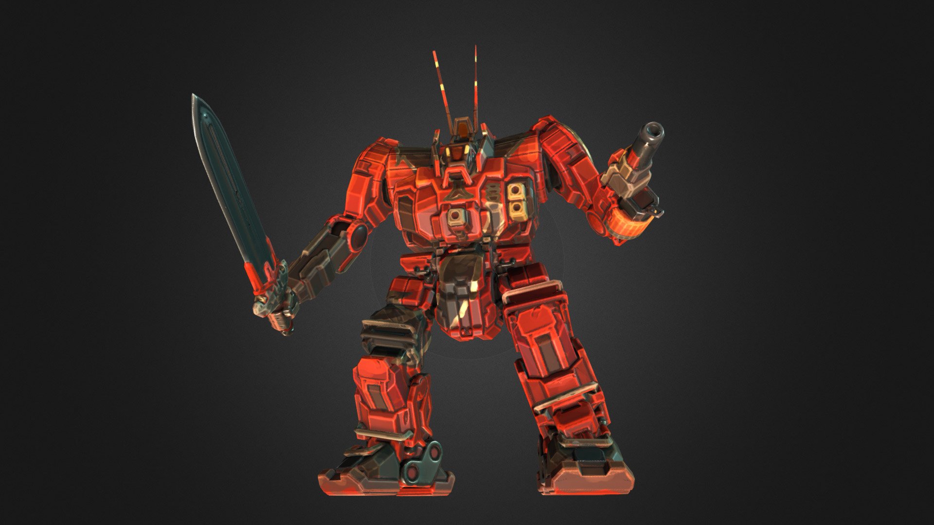 Battletech Zeus with a sword! - Download Free 3D model by klumsyk ...