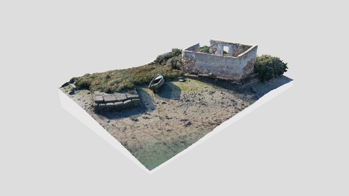 Muelle y Casilla de Vigilancia - Isla Trocadero 3D Model