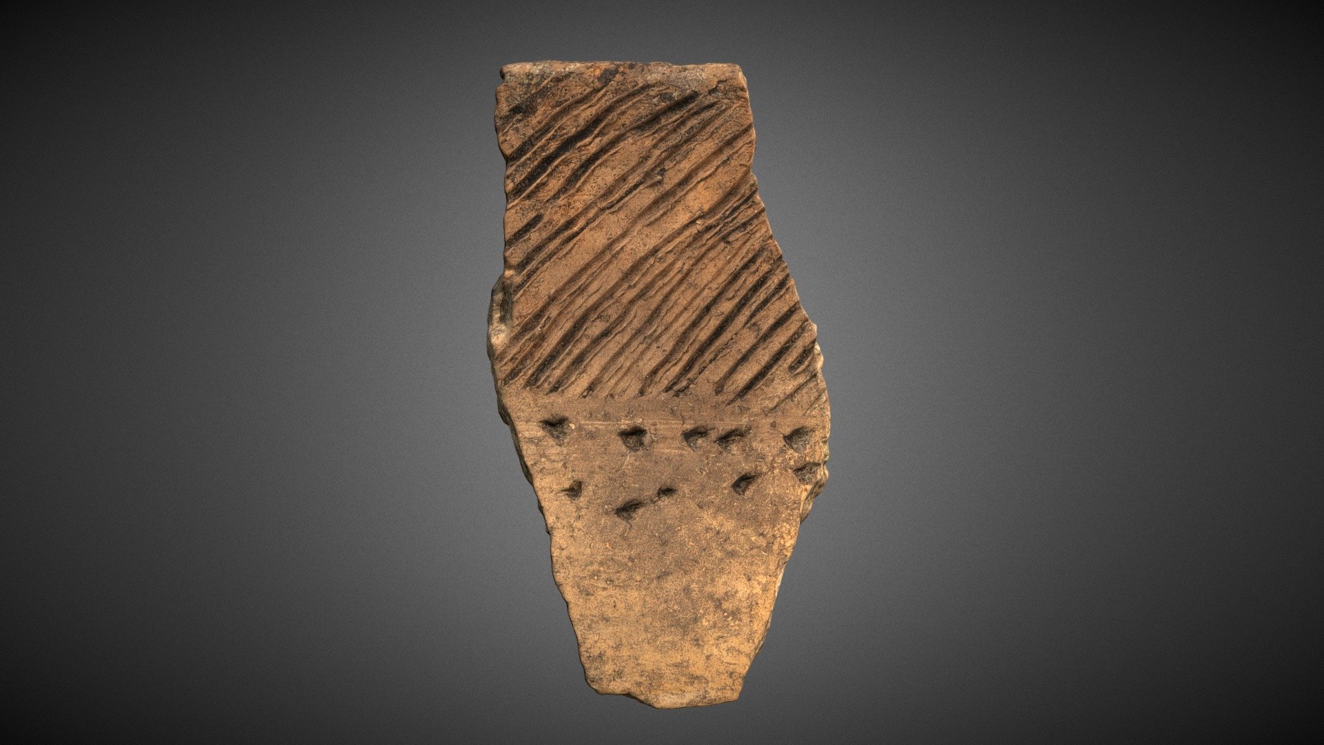 Decorated Rim Fragment