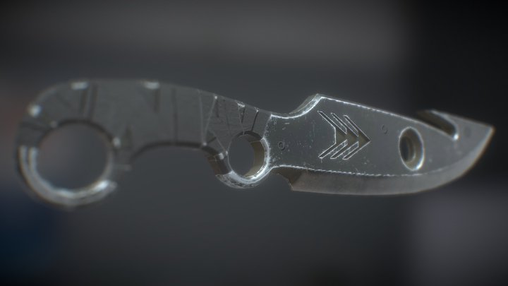 Destiny's Hunters Knife 3D Model