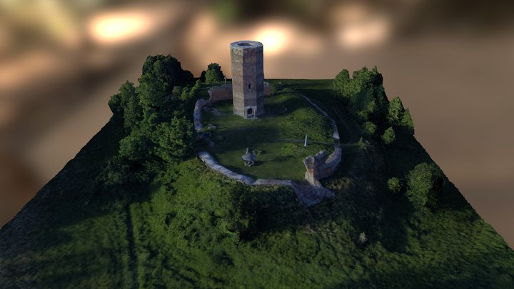 Boleslawiec Castle 3D Model