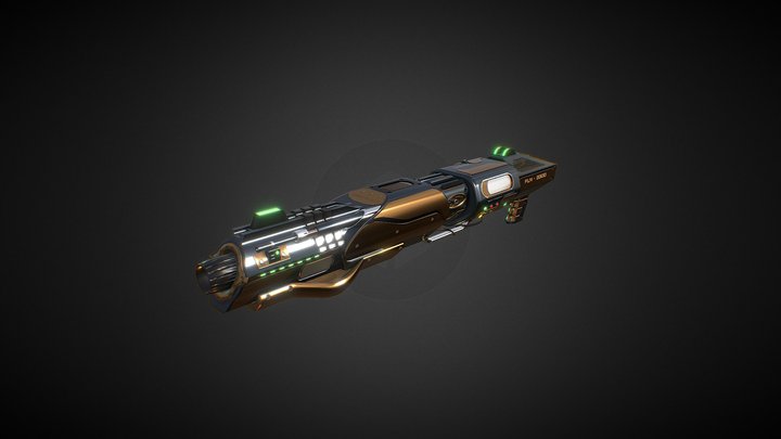 Future Shotgun FLN - 3300 - Free 3D Model
