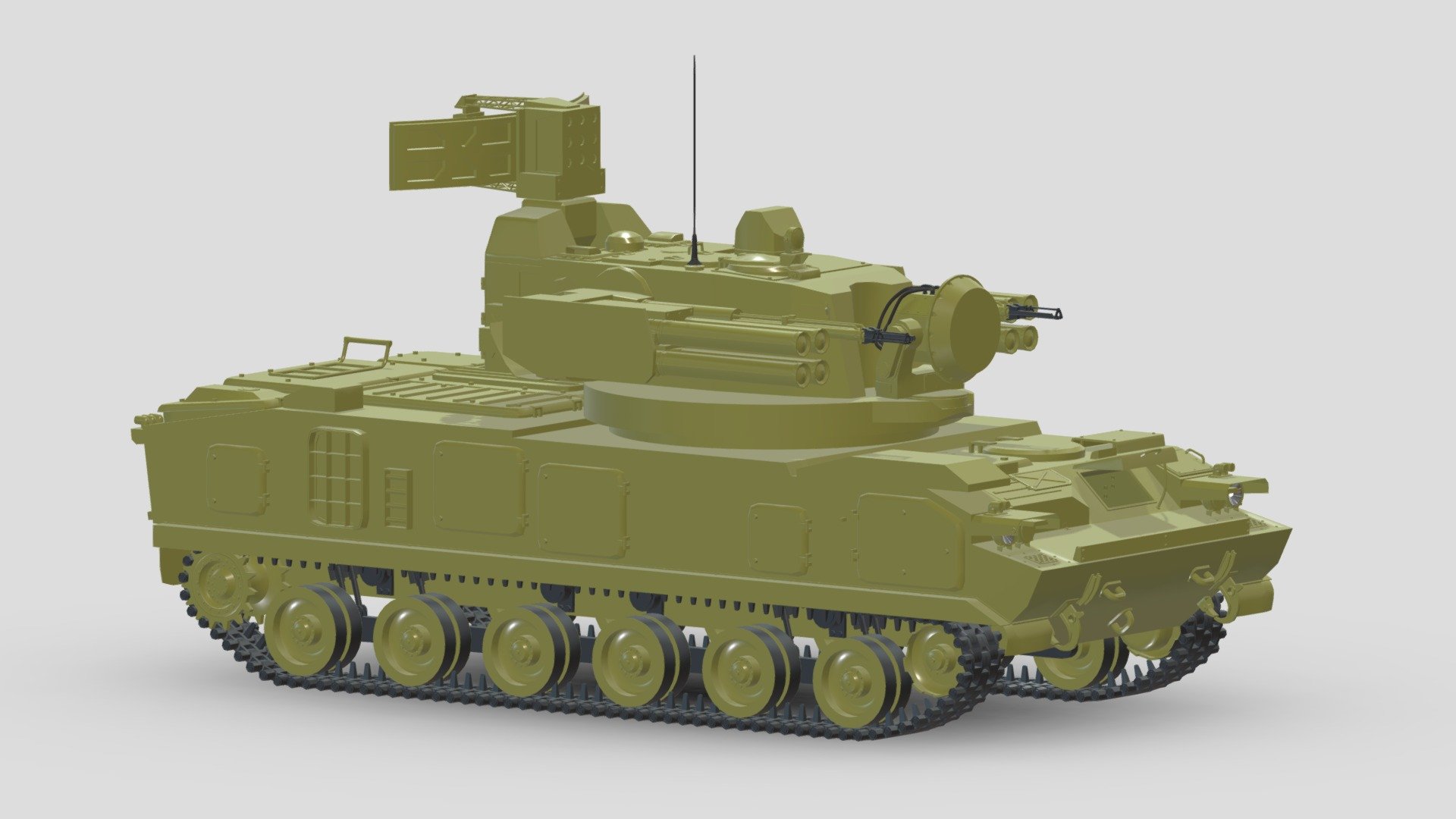 2K22 Tunguska ( SA-19 Grison ) - Buy Royalty Free 3D Model By Frezzy ...