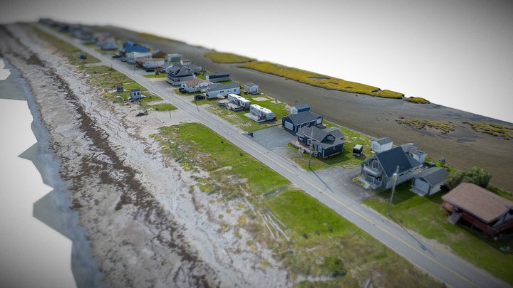 Beachfront Oceanside Cottage Property – Modelo 3D gratuito STL