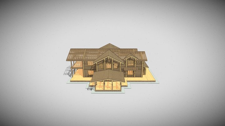 Гостевой дом 3D Model