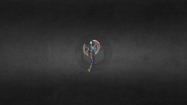 Moon axe model 3D Model