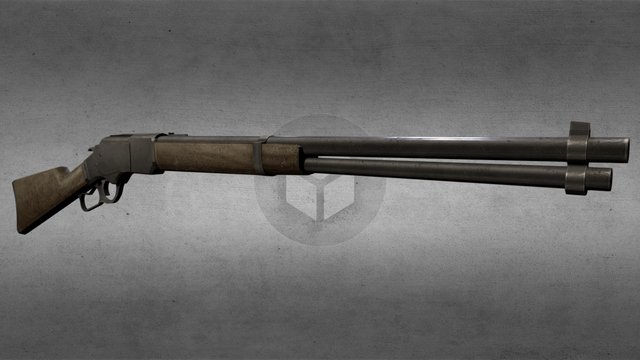 American action rifle 3D Model