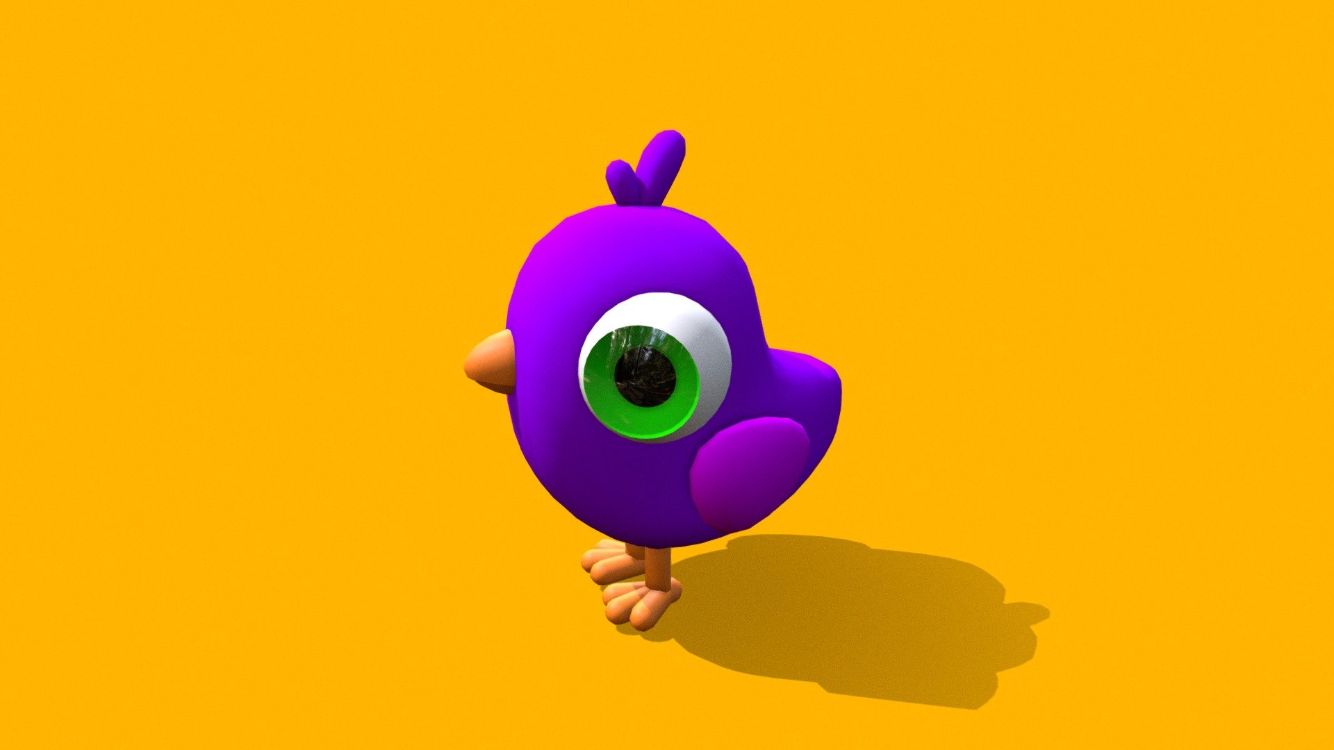 Low poly Little Birdy