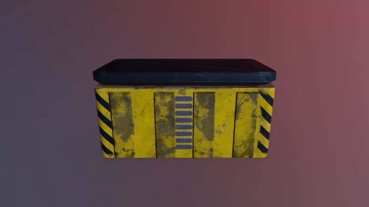 SciFi Box 3D Model