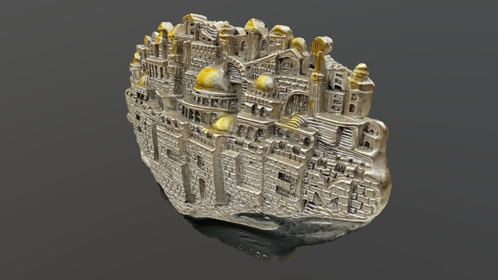 Jerusalem silver diorama 3D Model