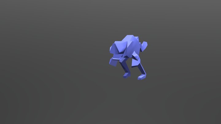 Dino who punches really hard 3D Model