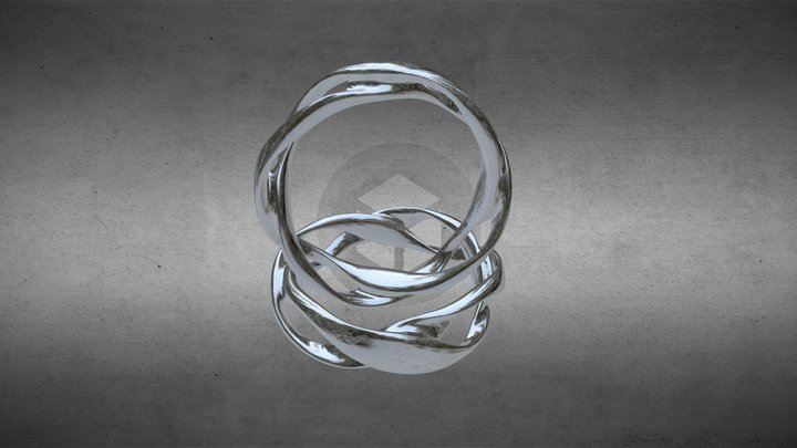Design Wave Ring 3D Model