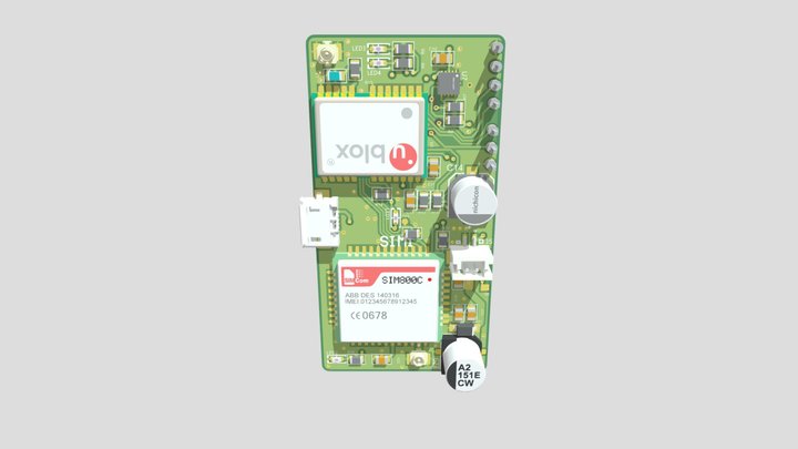 SafeBee – A GPS Tracker for Beehives 3D Model