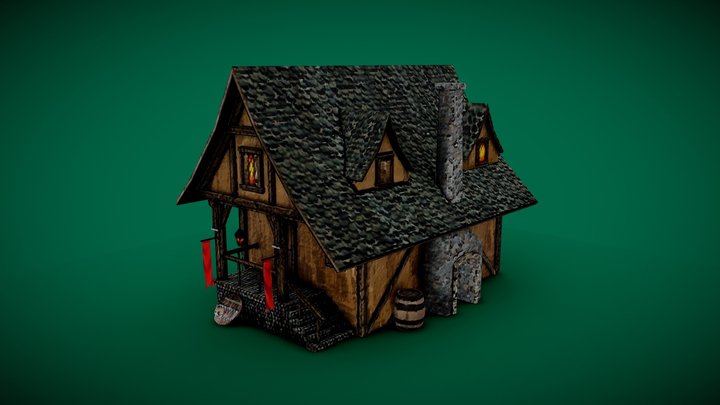 Medieval Inn 3D Model