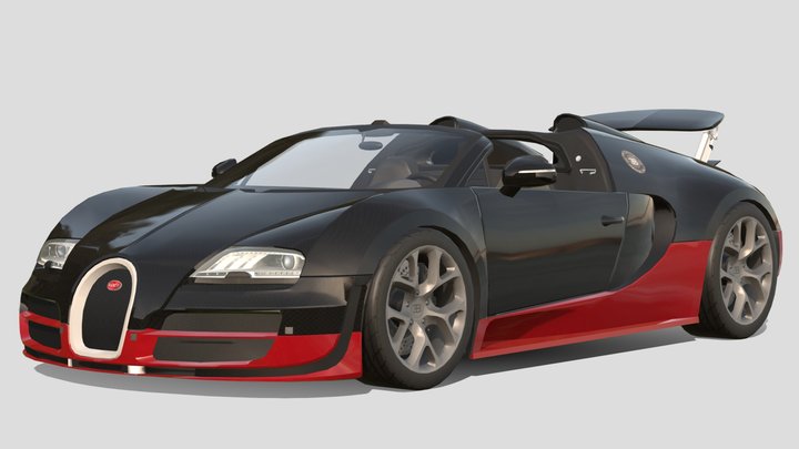 2013 Bugatti Veyron GSV – Modelo 3D gratuito STL