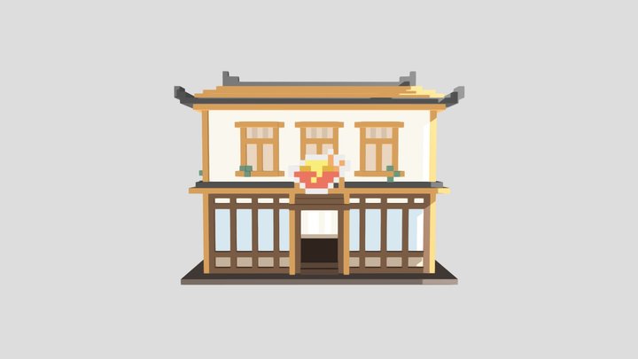 Ramen Shop 3D Model