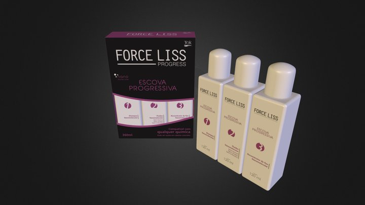Force Liss Progress Preta 3D Model