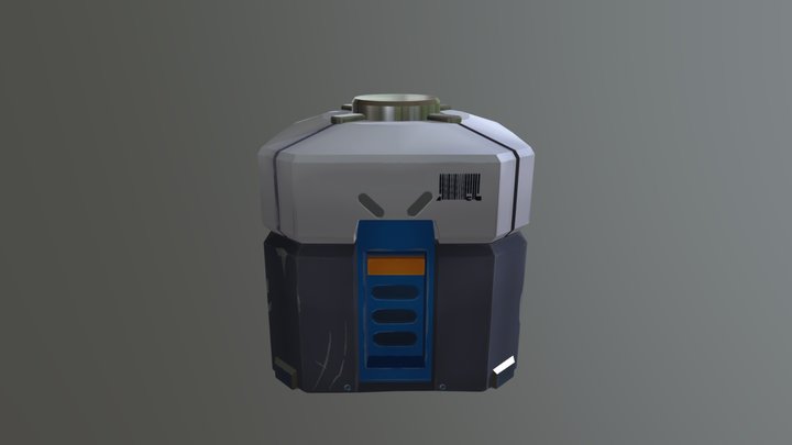 OverwatchLootBoxPainting 3D Model