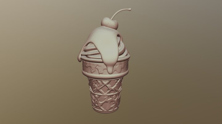 Ice cream 3D Model