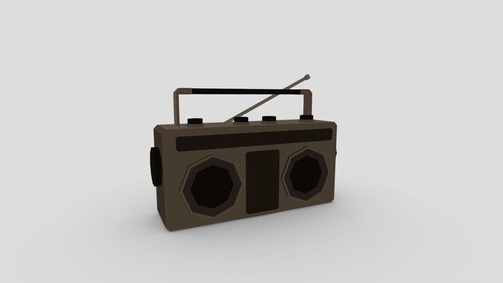 Radio 3D Model
