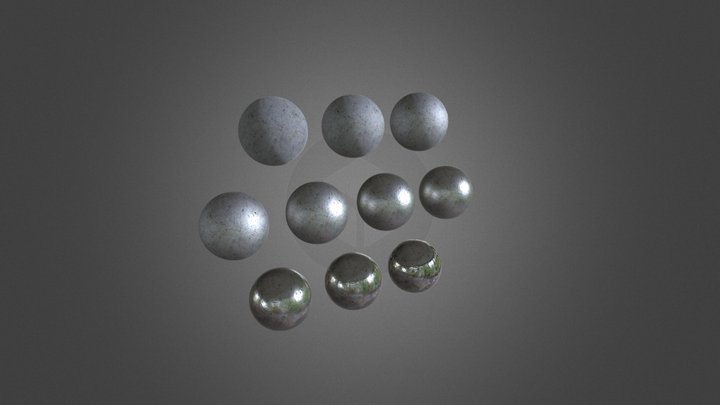 Quad Spheres 3D Model