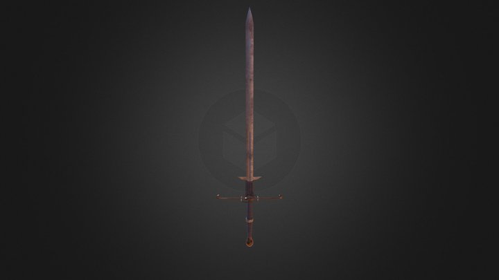 Fancy Zweihander 3D Model