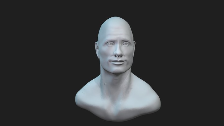 Dwayne the ROCK Johnson - 3D model by TheSkyGamez (@TheSkyGamez) [7ab68cc]