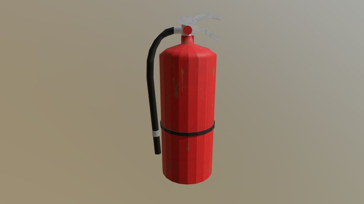 Fire Extinguisher For Real 3D Model