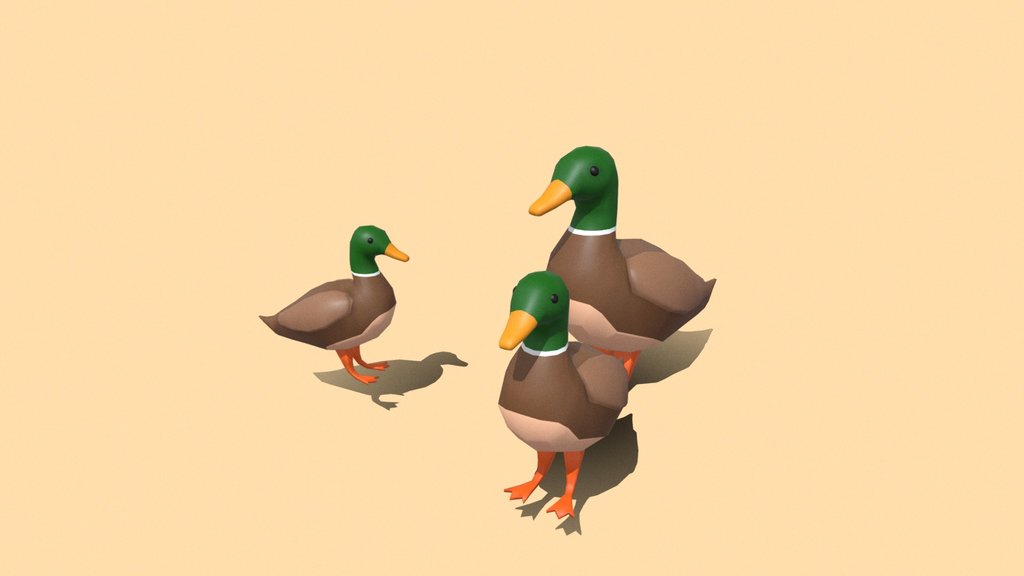 Low Polly Ducks