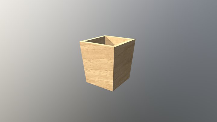 Trash Bin 3D Model