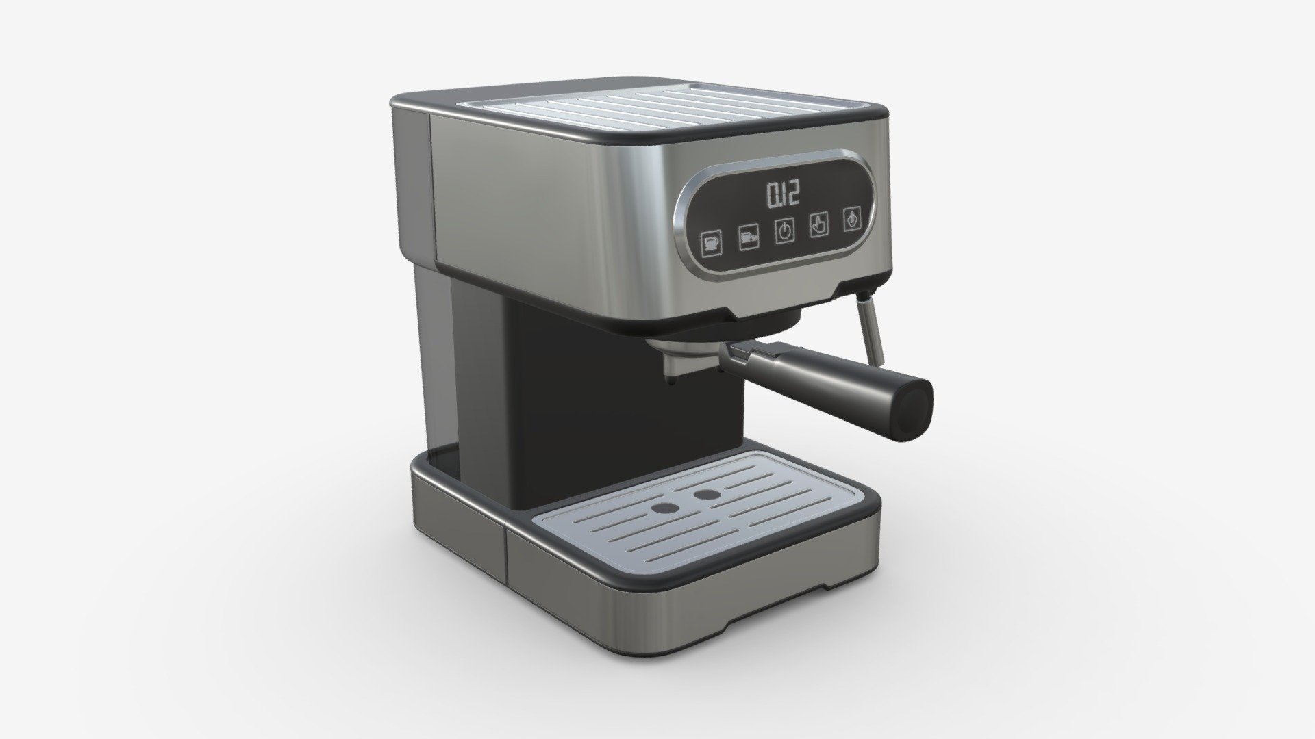 Espresso coffee machine - Buy Royalty Free 3D model by HQ3DMOD ...