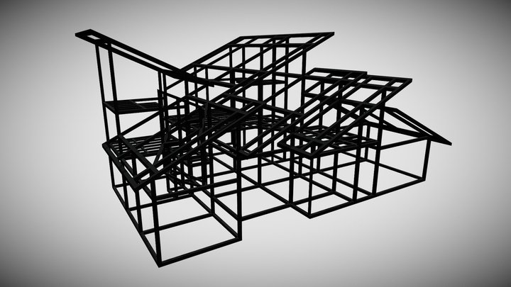 Casa Varon Estructura 3D Model