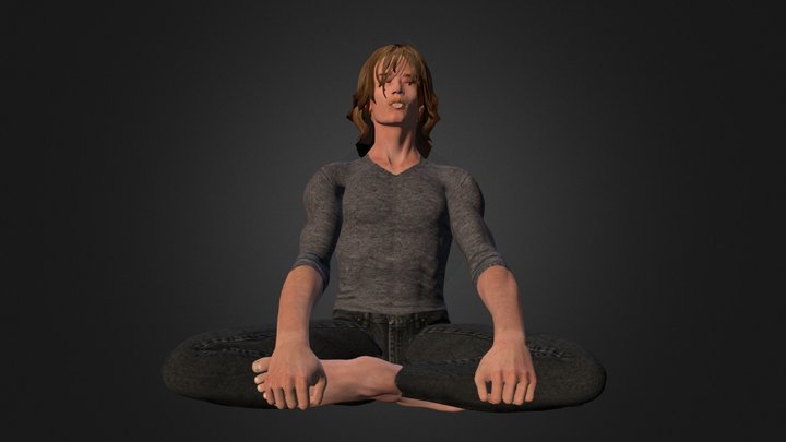 Posture du Prince Olmeque 3D Model