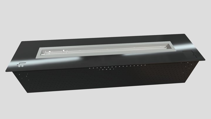 AF100 Ventless Ethanol Burner Inserts 3D Model