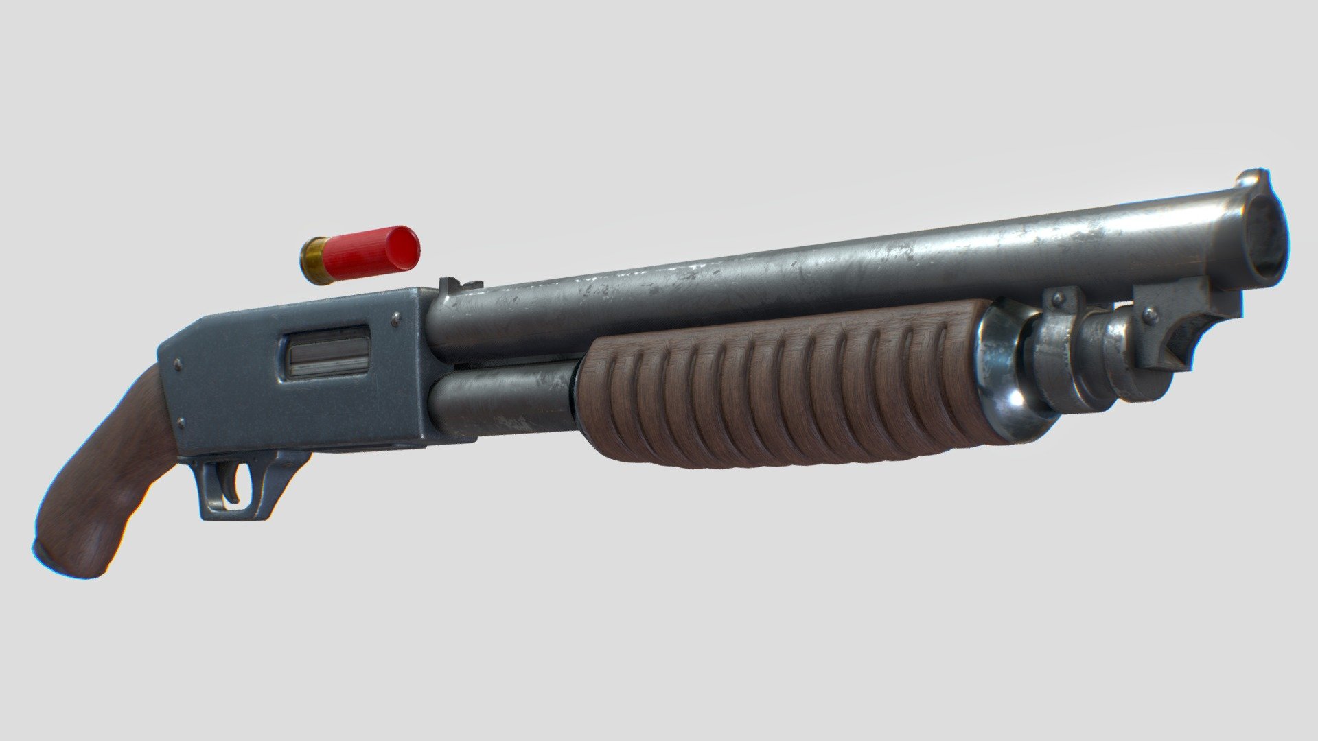 Sawed Off Shotgun Download Free 3d Model By Liliumletifer 6e8892e