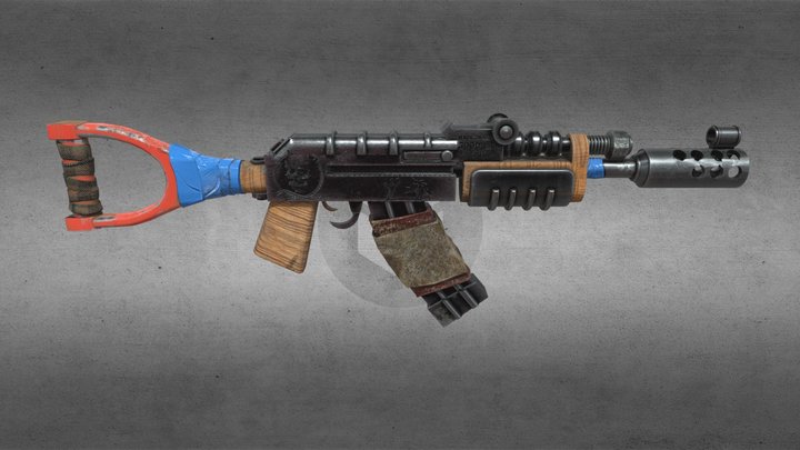Gun 3D Model