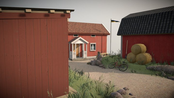 DAE Small farm 3D Model