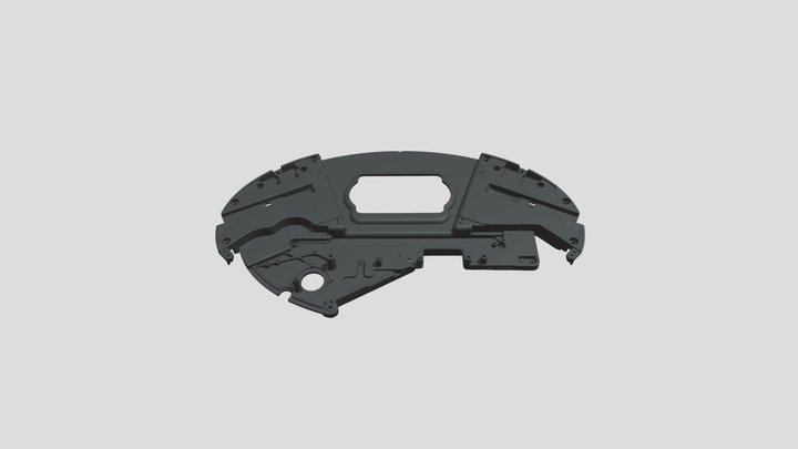 樹脂部品　黒 3D Model