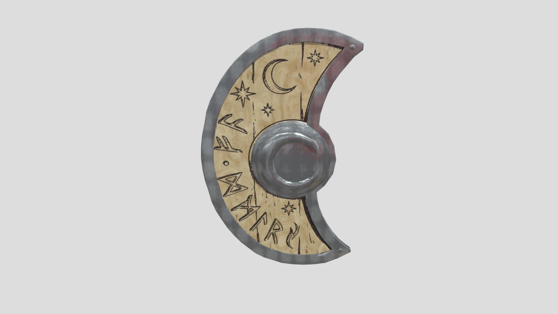 Shield Moon - 3D model by NN_Off (@neymanoff) [6e8a242] - Sketchfab
