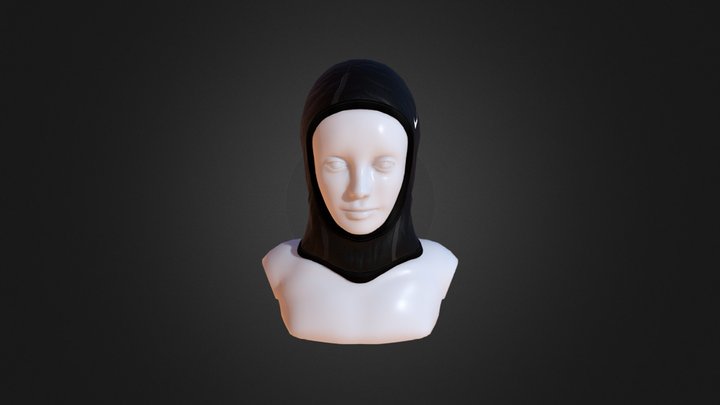 Hijab modeling & texturing 3D Model