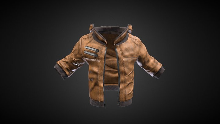 Leather Jacket 3D Model