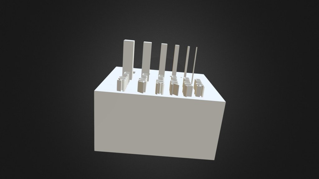Calibration Block With Squares Only