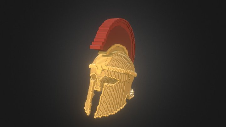 Spartan Helm 3D Model