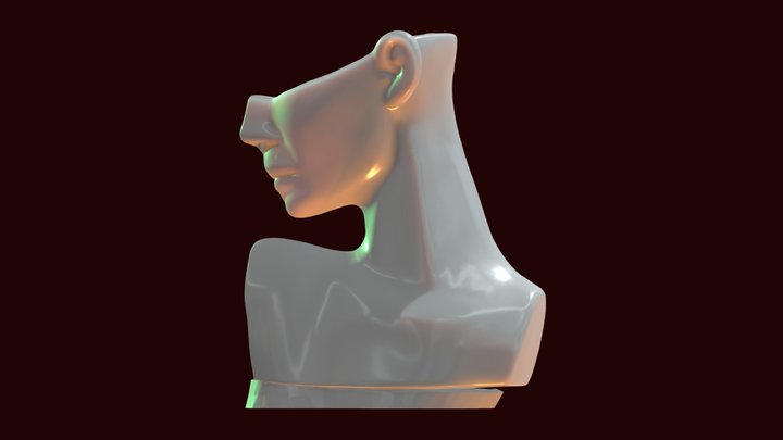 bust heads flower vase 3D model for printing – Gratis 3D-model STL