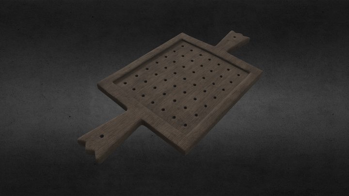 Hiberno-Norse Gaming Board 3D Model