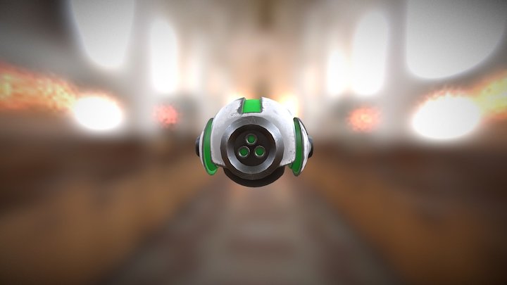 Robot Drone 3D Model