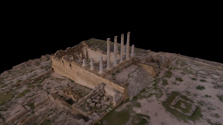 Capitolium, Thuburbo Majus 3D Model